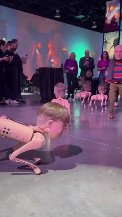 Creepy Moving Robots