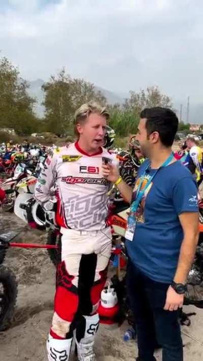 motocross interview