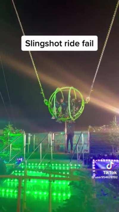 Slingshot incident [Hyde Park Winter Wonderland]