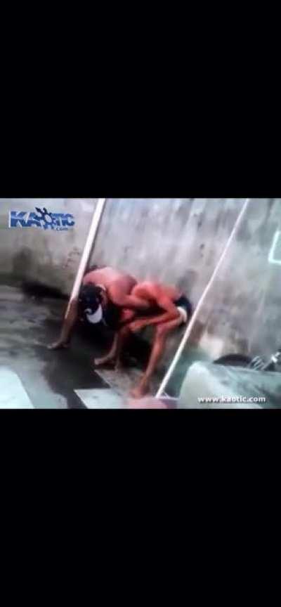 Choked out with seizure