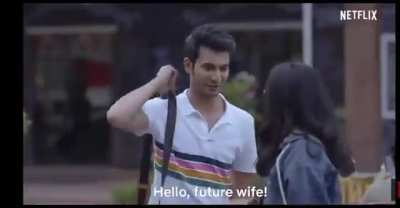 This coffee scene was shot 7 times to get it done correct...7 time Rishi had coffee split on his face.