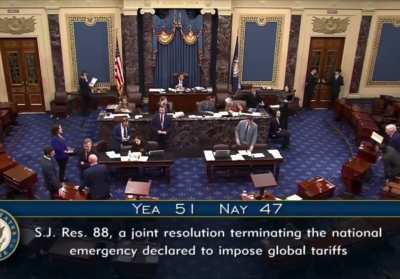 The Senate just voted to strip Donald Trump of his power to impose tariffs.