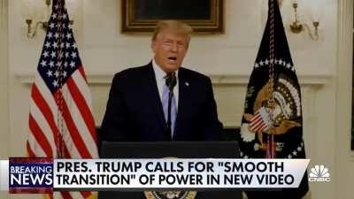 Donald Trump, Joe Biden'ın seçim zaferine tepki gösterdi