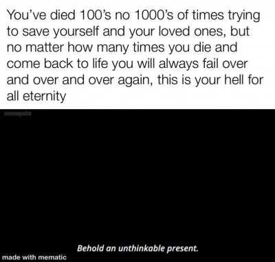 Behold a unthinkable present