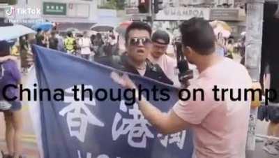 Hong Kong protestor says it best.