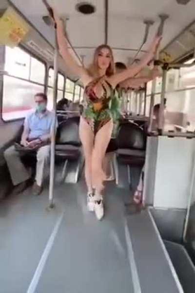 Look at you, you're not even wearing your mask now