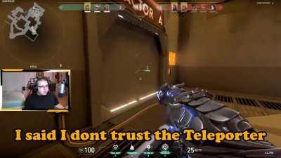 He's still scared of them