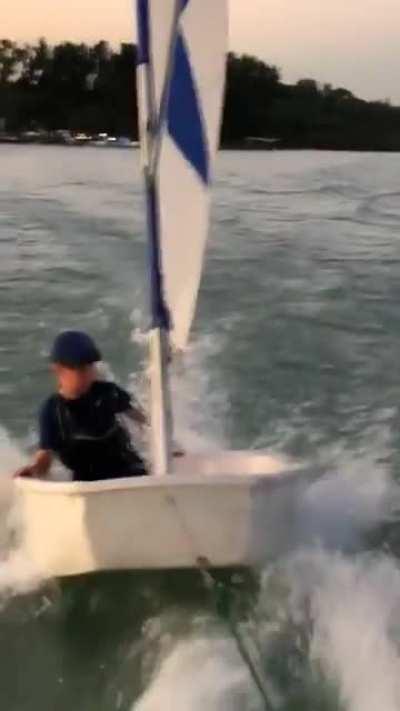 When the little optimist is too slow....