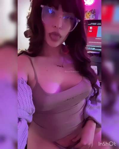 Would you let me grow my little clitty in your mouth