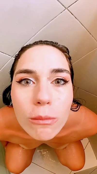 She wants to feel the taste before swallowing