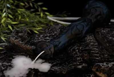 This time the cum is not sticky