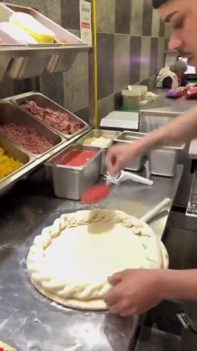 just traditional brazilian pizza