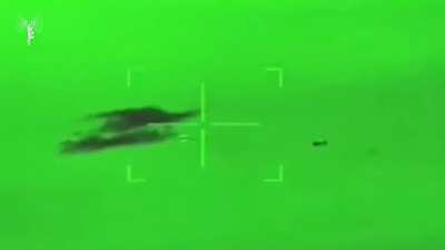 IAF helicopter takes out a Houthi drone in Israeli airspace, 4th of April, 2025