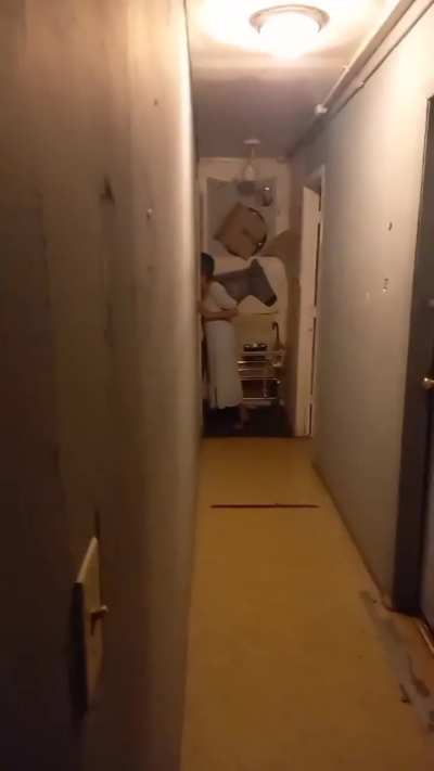 Crazy lady terrorizing the neighbors