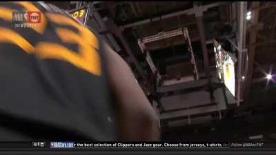 [Highlight] Paul George doesn't like the foul by Royce O'Neale (called a flagrant)