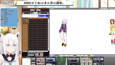 One year ago, Fubuki streamed a beginners' course for MMD
