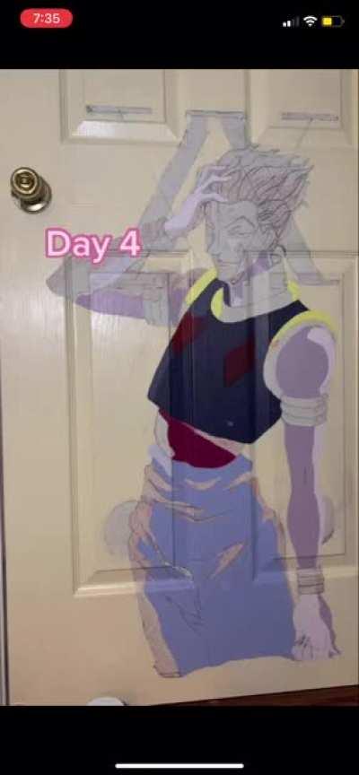 Hisoka door progress ⭐️💧