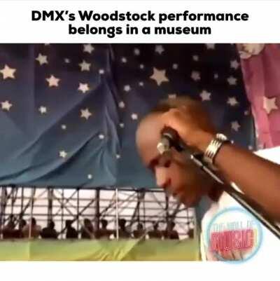 DMX's memorable Woodstock performance