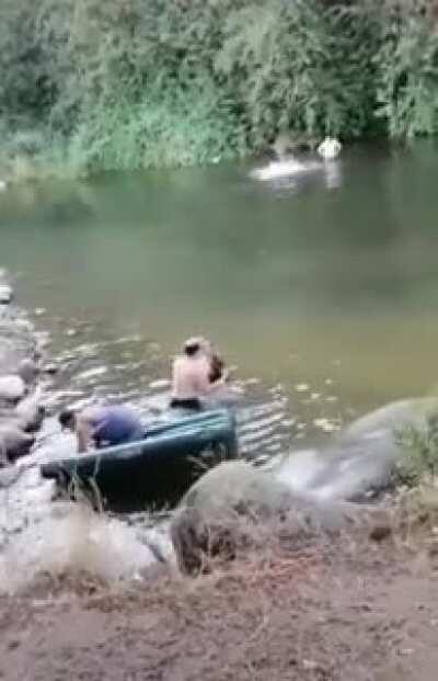 WCGW in lake Jumping