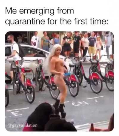 I remember seeing this meme around social media back in the spring - just realized it's a familiar face!