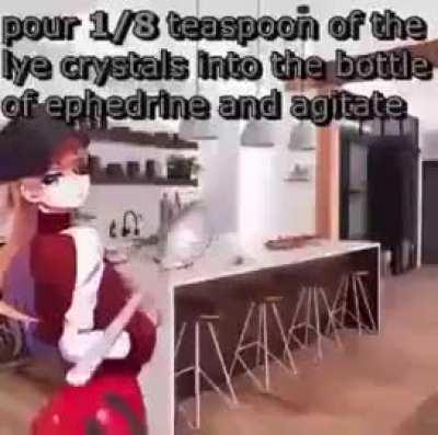 asuka teaches you how to make crystal meth