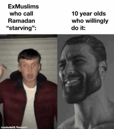 Ramadan is “starving” to some of them