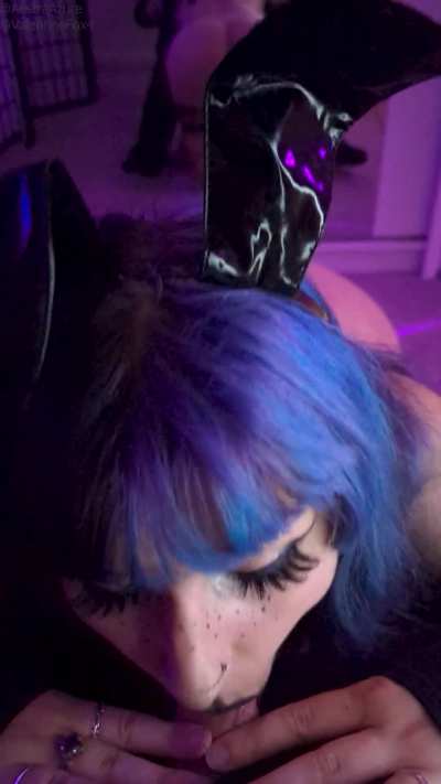 eye contact from a goth girl