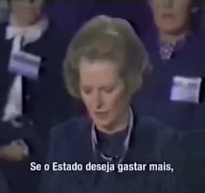 Dama de Ferro sobre imprimir dinheiro