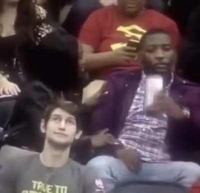 Когда шёл просто посмотреть матч