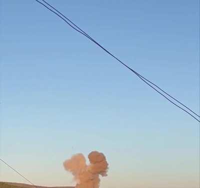 Current bavovna near the temporarily occupied town 