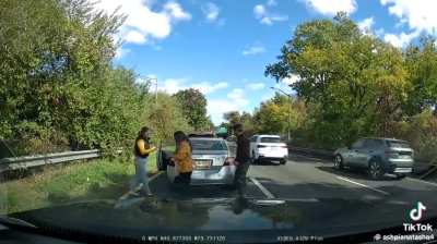 Insurance fraud attempt in Queens NY by these clowns 🤡 