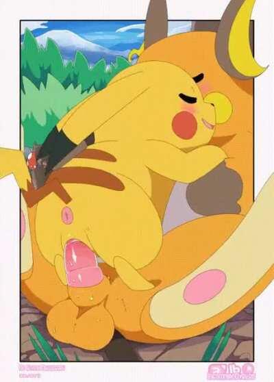 Raichu X Pikachu (Insomniacovrlrd)