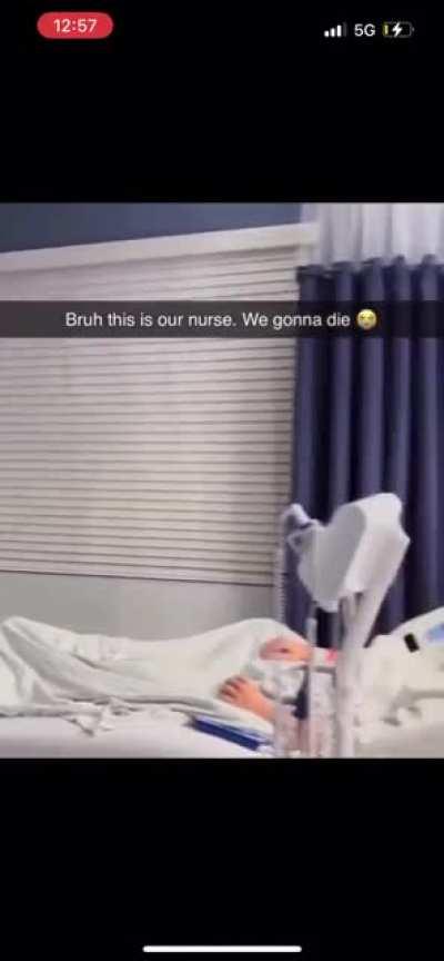 Dancing on tik tok IN FRONT OF YOUR PATIENT