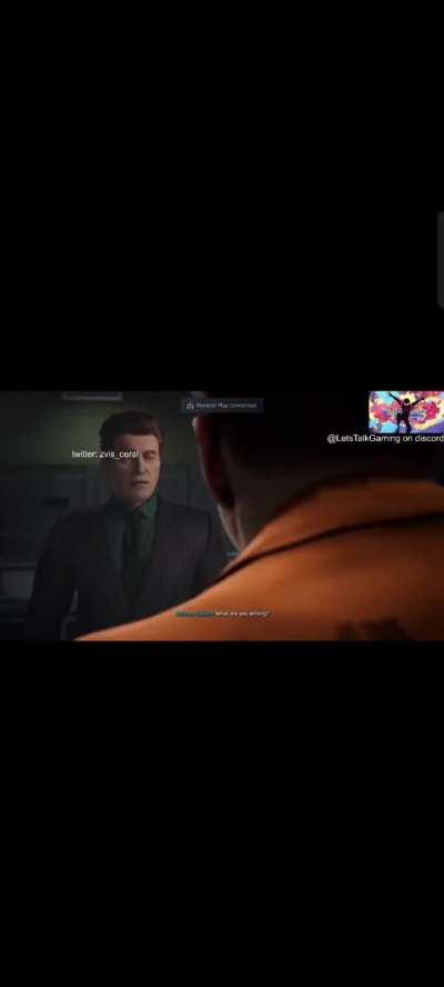 Post credit scene ( Contains huge spoilers for the next game)