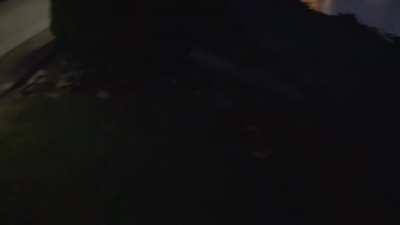 While flying my drone the other night, these two very polite young men started asking me questions about my drone. Then one of them kindly asked if I could record them waving at their car and then pan to the bridge. He wanted to send it back home to his f