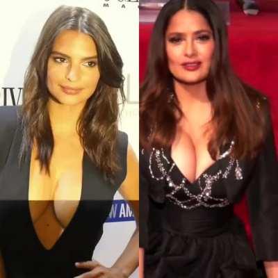 Red Carpet: Emily Ratajkowski Vs Salma Hayek