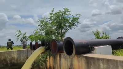 (August 23, 2025) The Eagle Brothers rebel group attack junta soldiers near the Kantalu toll gate in Konywa village, Sagaing Region, Myanmar (Burma)