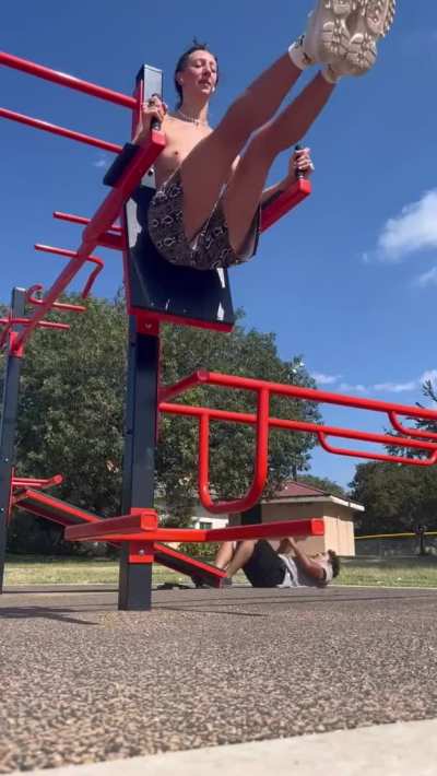 If men can work out topless, so can I :)