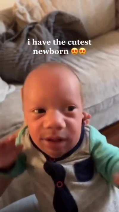 Why the kid lookin like george floyd.