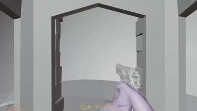 Animated a stylised Beretta M9 Reload