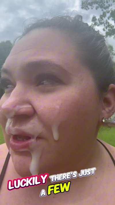 Alysky’s cum covered walk to the mailbox