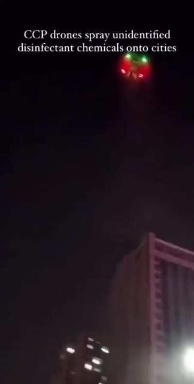 Who knows what the CCP is spraying over it’s cities, and I’m sure we’ll never find out either.
