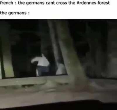 It’s always the Germans