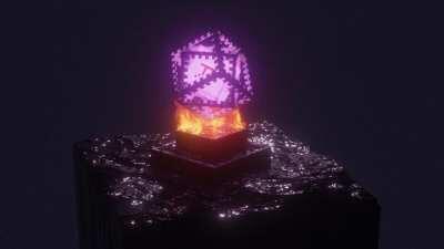 Realistic End Crystal Simulation Animation