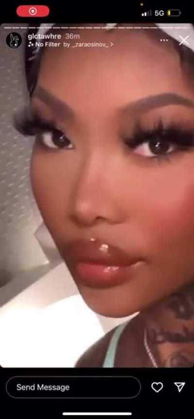 Lil nip slip from her story