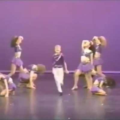 A young Ryan Gosling dancing in 1992.