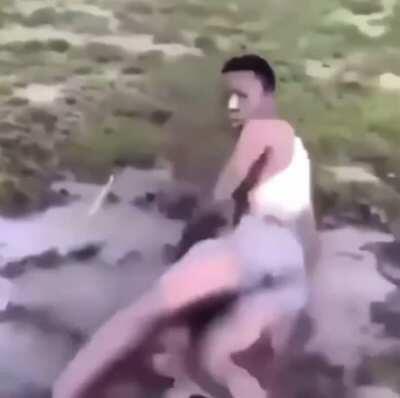 Bruce practicing for his first sleep over at Yachty house