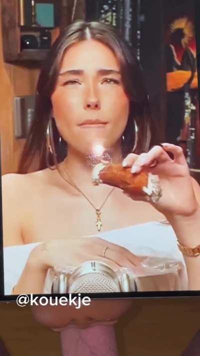 Madison beer cum tribute (All my tribute are on my telegram chanel link on my profile)