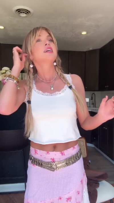 Instagram Video, dancing in her kitchen, 05-31-2025