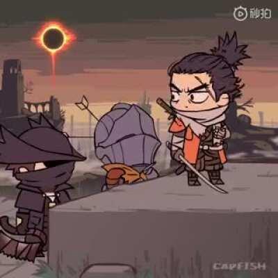 Crying Ashen one & Hunter (Full color Verson)